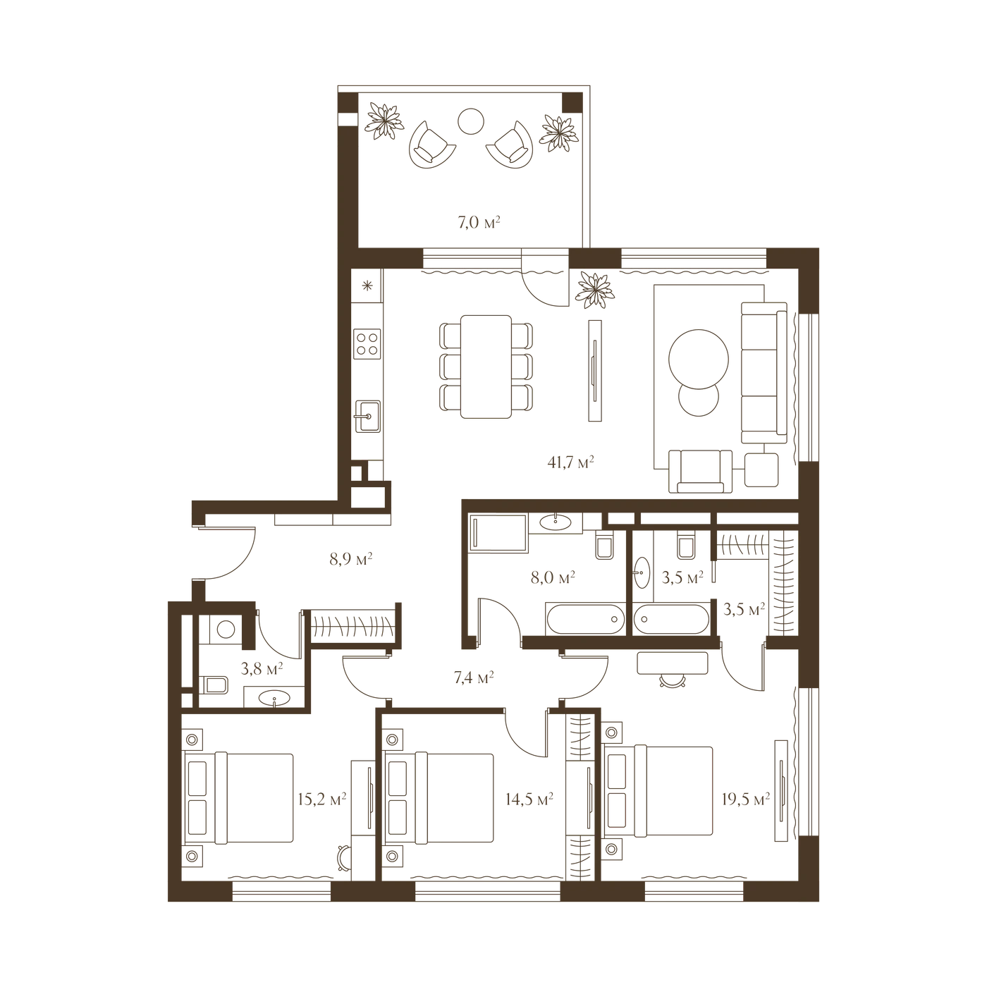 Планировка Эстерра 133 м², 10_1_2_5