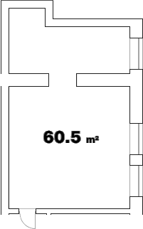 Планировка Verdi: 60,5 м²