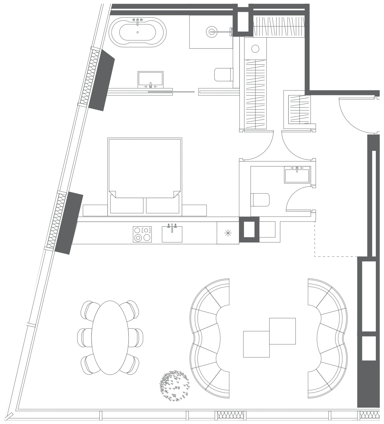 Планировка Capital Towers 83,3 м², 51.06