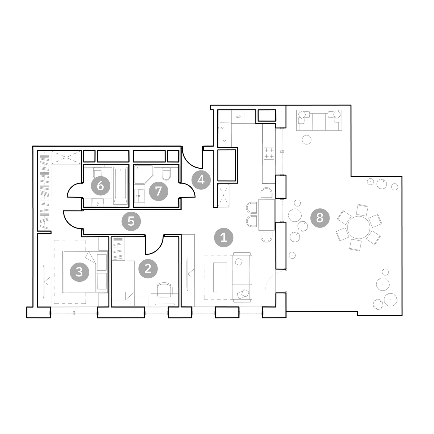 Планировка ФизтехСити 105,2 м², А.476