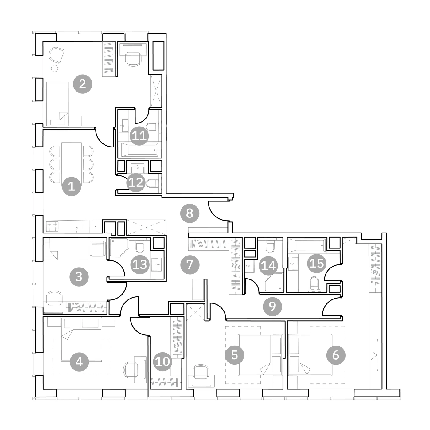 Планировка ФизтехСити 147,2 м², А.248