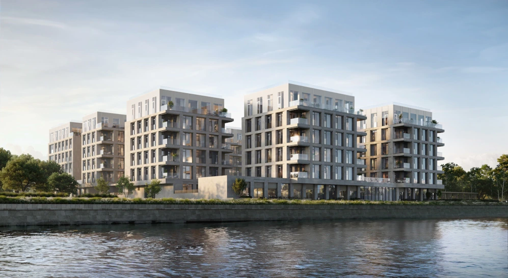 FORIVER Residence — визуализация корпусов со стороны набережной
