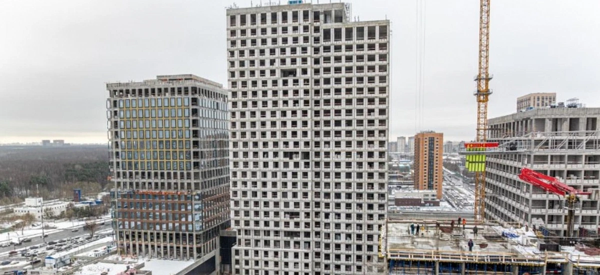 Страна.Озёрная — ход строительства, кадр 1