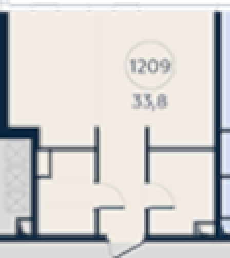 Планировка Логос: 34,3 м²